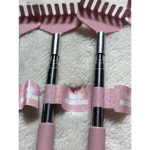 Back Scratcher Pink Rake Extended Adjustable Length Reach